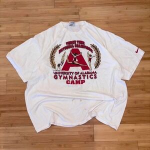 Vintage Nike university of Alabama college gymnastics camp tshirt